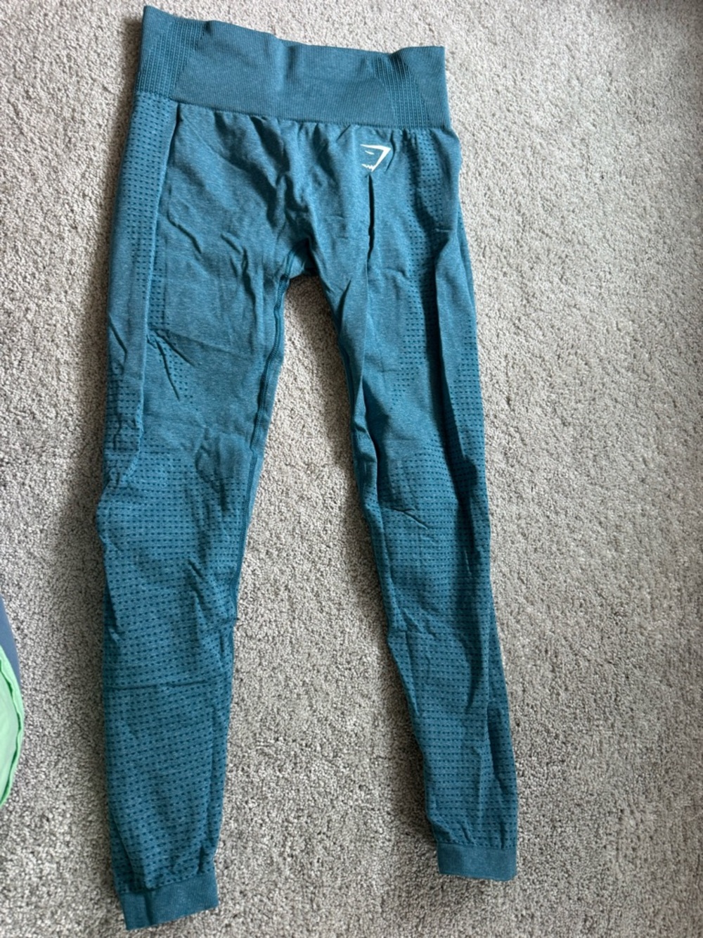 Gymshark Teal Blue Seamless High-Waist Leggings